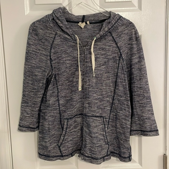 Anthropologie Tops - Anthropologie Lilka Zip Up Sweatshirt